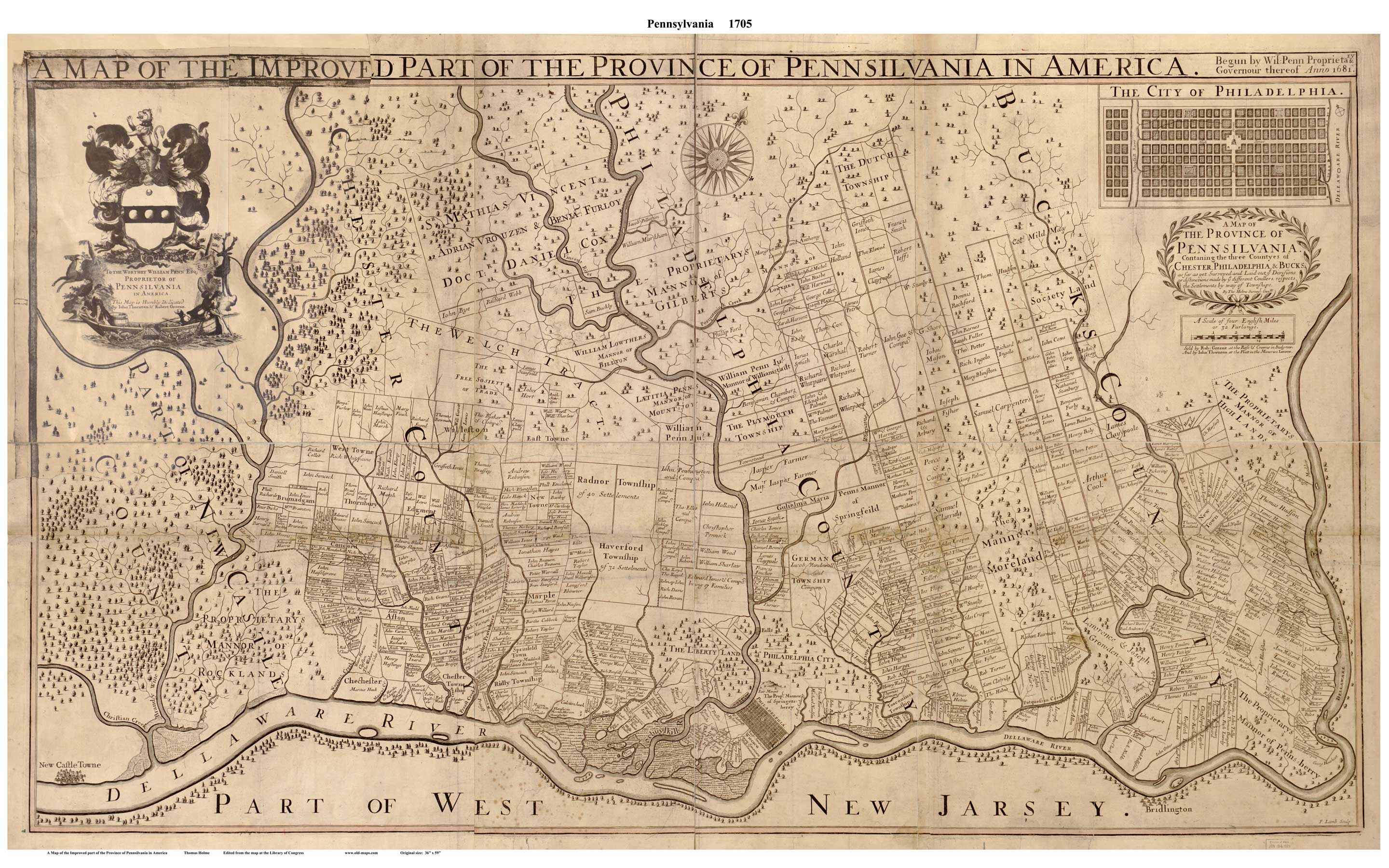 Old Philadelphia Map Library Of Congress 